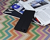 Sony Xperia M5 Deri Desenli Ultra nce Siyah Silikon Klf - Resim: 2