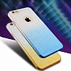 iPhone SE / 5 / 5S Mavi Simli Silikon Klf - Resim: 3