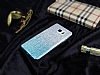 Samsung Galaxy Note 5 Mavi Simli Silikon Klf - Resim: 1