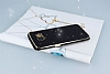 Eiroo Shiny Samsung Galaxy S7 Edge Simli Siyah Silikon Klf - Resim: 3