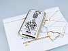 Eiroo Signet LG G2 Tal Desenli Gold effaf Rubber Klf - Resim: 2