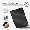 Eiroo Silikon Siyah Telefon Kartl - Resim: 1