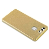 Eiroo Silvery Huawei P9 Simli Gold Silikon Klf - Resim: 1