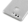 Eiroo Silvery Huawei P9 Simli Silver Silikon Klf - Resim: 2