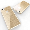 Eiroo Silvery iPhone 6 / 6S Simli Gold Silikon Klf - Resim: 3