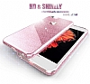 Eiroo Silvery iPhone 6 Plus / 6S Plus Simli Pembe Silikon Klf - Resim: 4