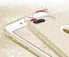 Eiroo Silvery iPhone 7 Plus Simli Gold Silikon Klf - Resim: 3