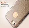 Eiroo Silvery iPhone 7 / 8 Simli Gold Silikon Klf - Resim: 6