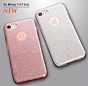 Eiroo Silvery iPhone 7 / 8 Simli Silver Silikon Klf - Resim: 8