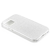 Eiroo Silvery Samsung Galaxy M12 Simli Gold Silikon Klf - Resim: 2