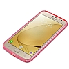 Eiroo Silvery Samsung Galaxy J2 Simli Pembe Silikon Klf - Resim: 3
