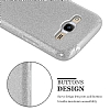 Eiroo Silvery Samsung Galaxy J2 Simli Silver Silikon Klf - Resim: 5