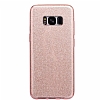 Eiroo Silvery Samsung Galaxy S8 Plus Simli Pembe Silikon Klf - Resim: 3