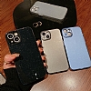Eiroo Sleek iPhone 13 Pro Max Kamera Korumal Simli Pembe Silikon Klf - Resim: 4