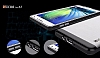 Eiroo Slicoo Samsung Galaxy A7 Silver Metalik Kenarl effaf Silikon Klf - Resim: 4