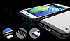 Eiroo Slicoo Samsung Galaxy A5 Dark Silver Metalik Kenarl effaf Silikon Klf - Resim: 1