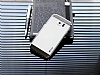 Eiroo Slicoo Samsung i9800 Galaxy S6 Dark Silver Metalik Kenarl effaf Silikon Klf - Resim: 1