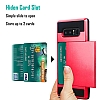 Eiroo Sliding Card Samsung Galaxy Note 8 Ultra Koruma Krmz Klf - Resim: 5