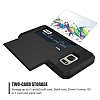 Eiroo Sliding Card Samsung Galaxy S7 Edge Ultra Koruma Siyah Klf - Resim: 4