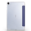 Eiroo Smart Huawei MatePad SE 10.4 Kapakl Mavi Deri Klf - Resim: 1
