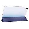 Eiroo Smart Huawei MatePad SE 10.4 Kapakl Mavi Deri Klf - Resim: 2