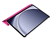 Eiroo Smart Samsung Galaxy Tab S9 FE Kapakl Standl Pembe Deri Klf - Resim: 1