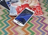 Eiroo Smart Touch Samsung Galaxy S7 Edge Tam Koruma Beyaz Silikon Klf - Resim: 2