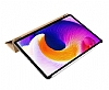 Eiroo Smart Xiaomi Pad SE Kapakl Standl Gold Deri Klf - Resim: 4