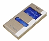 Sony Xperia M2 Gizli Mknatsl ift Pencereli Gold Deri Klf - Resim: 1