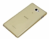 Sony Xperia M2 Ultra nce effaf Gold Silikon Klf - Resim: 1