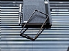 Eiroo Sony Xperia M4 Aqua Gold izgili Round Metal Bumper ereve Siyah Klf - Resim: 2