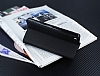 Sony Xperia M5 Gizli Mknatsl ift Pencereli Siyah Deri Klf - Resim: 3