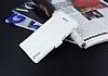 Eiroo Sony Xperia T3 Czdanl Yan Kapakl Beyaz Deri Klf - Resim: 4