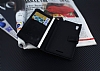 Eiroo Sony Xperia T3 Czdanl Yan Kapakl Siyah Deri Klf - Resim: 1