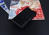 Eiroo Sony Xperia T3 Czdanl Yan Kapakl Siyah Deri Klf - Resim: 3