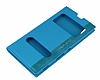 Sony Xperia T3 Gizli Mknatsl ift Pencereli Mavi Deri Klf - Resim: 2