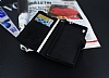 Eiroo Sony Xperia XA Ultra Czdanl Yan Kapakl Siyah Deri Klf - Resim: 1