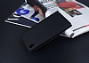 Sony Xperia XA Ultra Gizli Mknatsl ift ereveli Siyah Deri Klf - Resim: 2