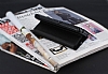 Eiroo Sony Xperia Z Vantuzlu Pencereli Siyah Deri Klf - Resim: 3