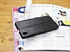 Eiroo Sony Xperia Z1 Standl Czdanl Siyah Deri Klf - Resim: 3