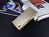 Sony Xperia Z2 Gizli Mknatsl Pencereli Gold Deri Klf - Resim: 2