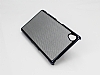 Eiroo Sony Xperia Z2 Karbon Fiber Metal Grnml Gri Klf - Resim: 4