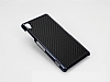 Eiroo Sony Xperia Z2 Karbon Fiber Metal Grnml Siyah Klf - Resim: 1