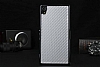 Eiroo Sony Xperia Z2 Karbon Fiber Metal Grnml Gri Klf - Resim: 5