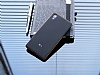 Eiroo Sony Xperia Z2 Metal Kenarl Siyah Rubber Klf - Resim: 1