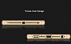 Eiroo Samsung Galaxy S6 Edge Plus ift Katmanl Gold Metal Kenarl effaf Kristal Klf - Resim: 6