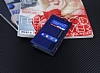 Sony Xperia Z3 Compact Gizli Mknatsl Pencereli Lacivert Deri Klf - Resim: 1