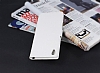 Eiroo Sony Xperia Z3 Standl Czdanl Deri Klf Beyaz - Resim: 1
