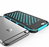 Eiroo Steel Armor iPhone 6 Plus / 6S Plus Ultra Koruma Mavi Klf - Resim: 3