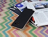 Eiroo Stripe Samsung Galaxy Note 5 Gold Kenarl Siyah Silikon Klf - Resim: 2